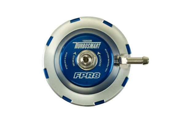 Turbosmart - FPR8 Kraftstoffdruckregler -8AN Anschlüsse (Blau) - TS-0404-1031