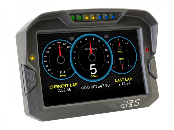 AEM CD-7 Carbon Digital Racing Dash Display GPS & Logger 30-5703