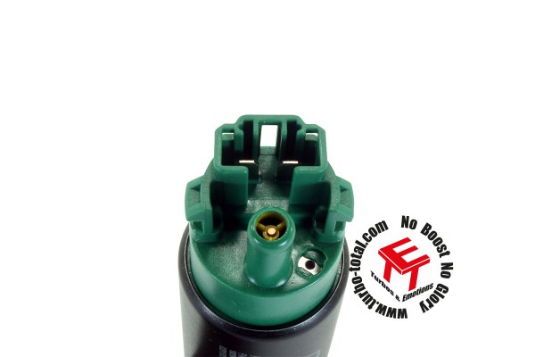 AEM 320lph E85 High Flow Kraftstoffpumpe mit Haken und Versetztem Einlass 50-1215