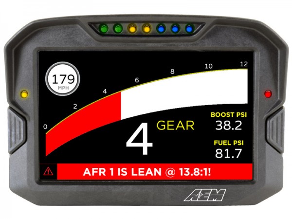 AEM CD-7 Carbon Digital Racing Dash Display GPS & Logger 30-5703