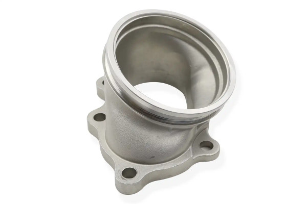 5-hole to V-band flange bent for Downpipe suitable fits Garrett GT - GTX