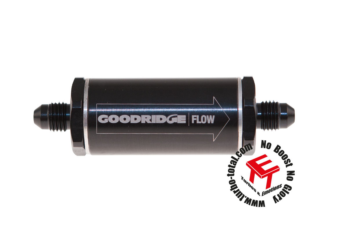 GOODRIDGE Inline Oil Filter 149 MICRON for Turbocharger TurboTotal