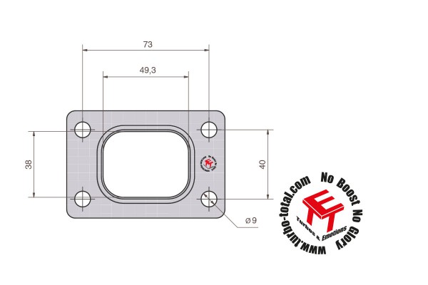 T25 Flanschdichtung Eingang Nissan