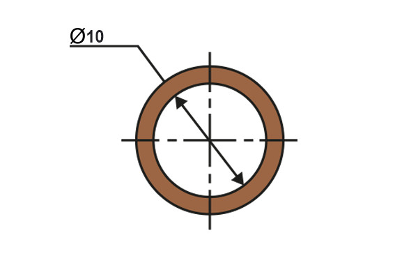 Copper sealing ring 10mm water pipe fitting