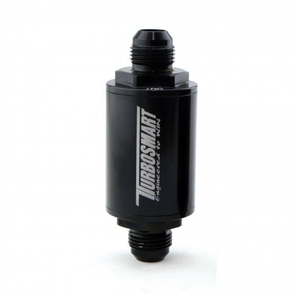 FPR Billet Fuel Filter 10um AN-10 - Black