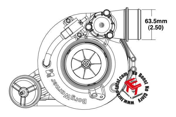 EFR 9180-C Turbolader B2 Frame 12809880000