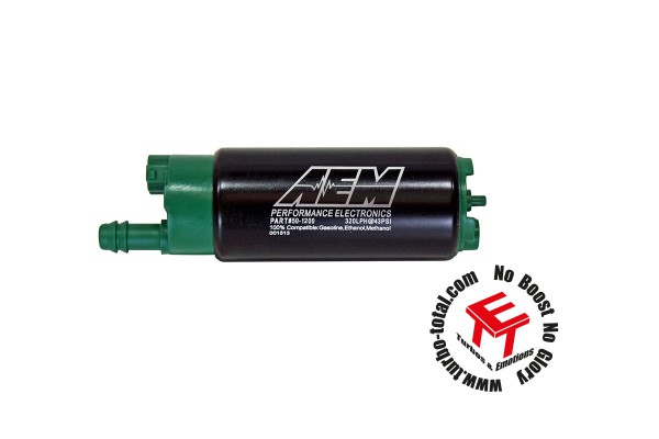 AEM 320lph E85 High Flow Benzinpumpe Versetzter Einlass 50-1200