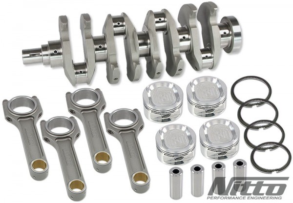 Nitto Stroker Kit Mitsubishi 4B11 2.2L 86.5mm Bohrung I-Shaft Pleuel