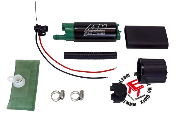 AEM 320lph E85 High Flow Kraftstoffpumpe Versetzter Einlass 50-1200