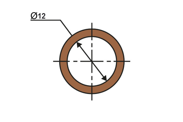 Copper sealing ring 12mm water pipe fitting