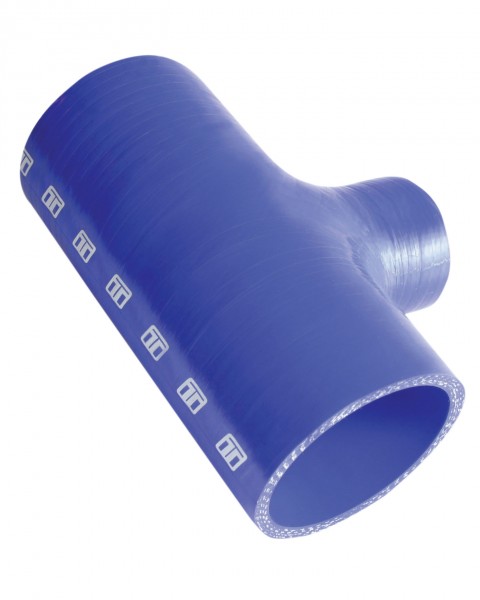 Hose Tee 2.00" ID 1.00" spout