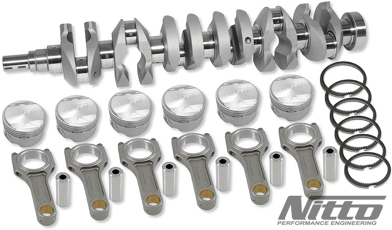 NITTO 2.7L STROKER KIT 87MM PISTON for NISSAN SKYLINE RB26 DETT R32 R33 R34 GTR