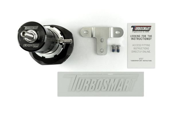 Turbosmart – FPR10 Pro Serie Kraftstoffdruckregler – Pro M 5-Port (Schwarz) - TS-0404-1342
