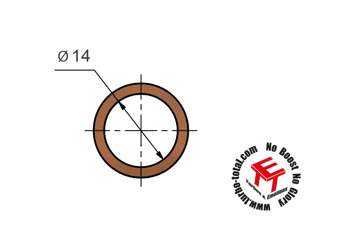 14mm-Kupferdichtring