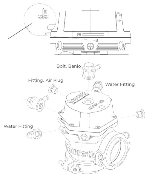 Water Fitting 8 mm Garrett 895520-0001