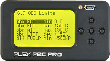 Elektronischer Ladedruck / Boost Controller PBC PRO mit OBD und 2x EGT