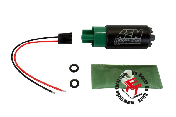 AEM 320lph E85 High Flow Kraftstoffpumpe mit Versetztem Einlass 50-1220