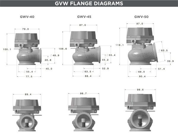 Outlet Weld Flange for Garret GVW-40 894649-0004